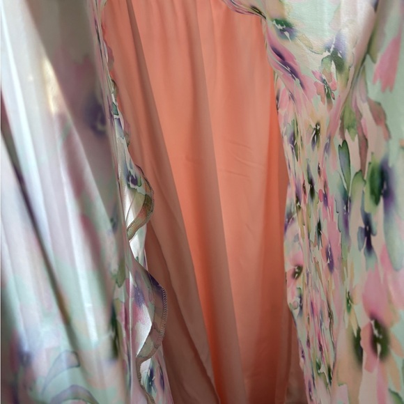 Steve Madden Pink Floral High Low Dress - Picture 4 of 5